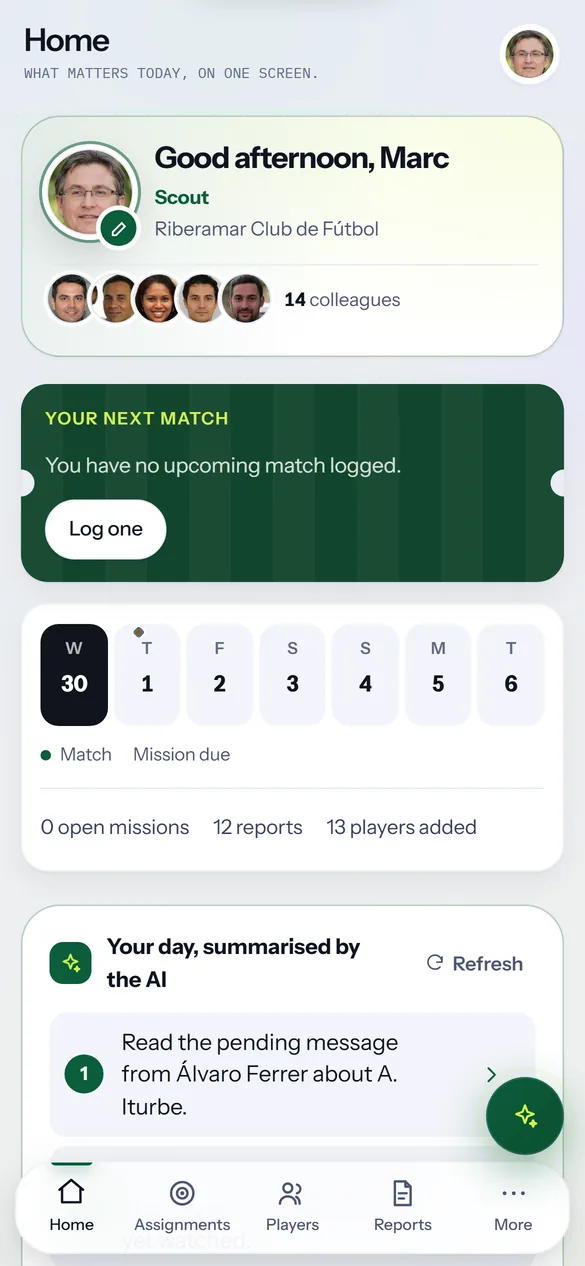Scouting app for scouts